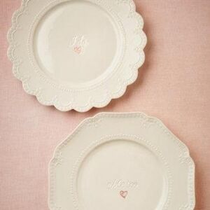 I Do, Me Too Wedding Plates BHLDN